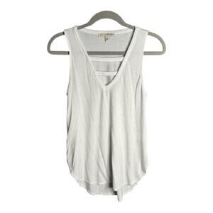 Express One Eleven White Sleeveless V Neck Top XS
